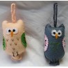 Hibou en Tissu Suspendu