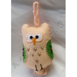 Hibou en Tissu Suspendu