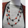 Collier Huayruro Grosses Graines Double