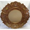 Miroir Peinture sous Verre Unique