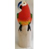 Grand Perroquet en Balsa de 50 cm rouge