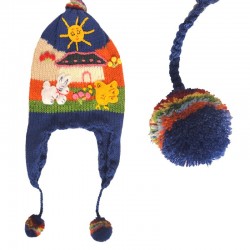 Chullo brodé enfant