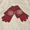 Gants Inga Rouge 50% Alpaga