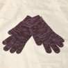 Gants chinés Violets 50% Alpaga