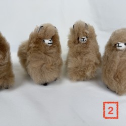 Décoration Alpaga Baby véritable miniature