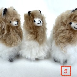 Décoration Alpaga Baby véritable miniature