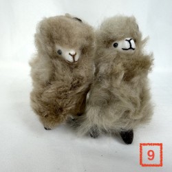 Décoration Alpaga Baby véritable miniature