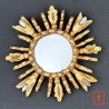 Miroir Soleil Doré 15 cm