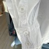 Chemise Manches Longues Verso Blanche coton