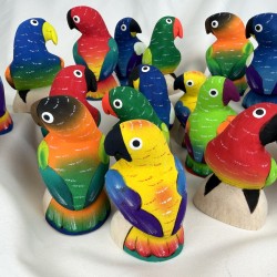 Perroquets en Balsa 8 cm