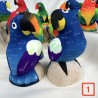 Perroquets en Balsa 8 cm