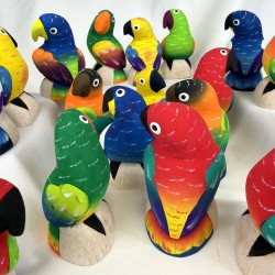 Perroquets en Balsa 8 cm
