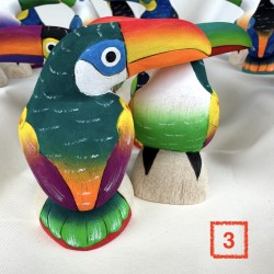 Toucans en Balsa 8 cm