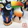 Toucans en Balsa 8 cm