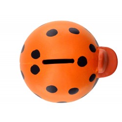 Tirelire coccinelle en terre cuite