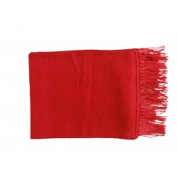 Écharpe unie à Franges en alpaga